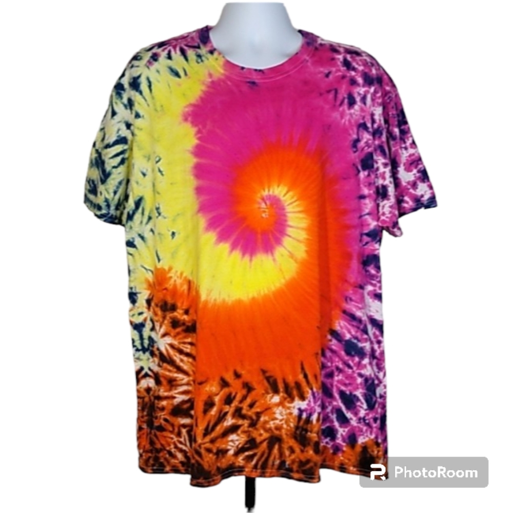 New Tie Dye S/S T-Shirt 2XL